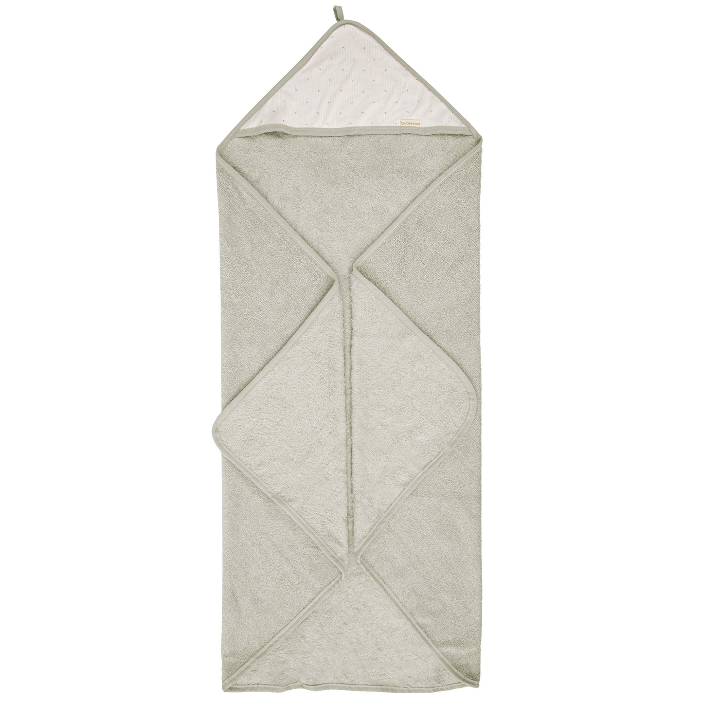 Capa de baño bebé Cornelia Verde Musgo 100X100