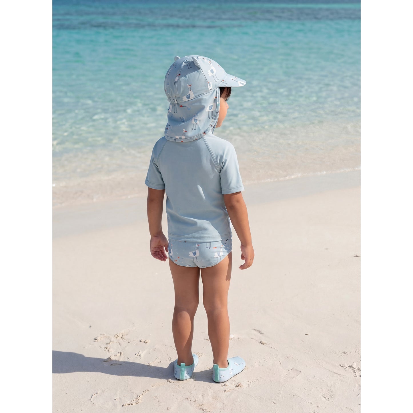 Gorra con protección solar Gavina Azul 1-3a 3