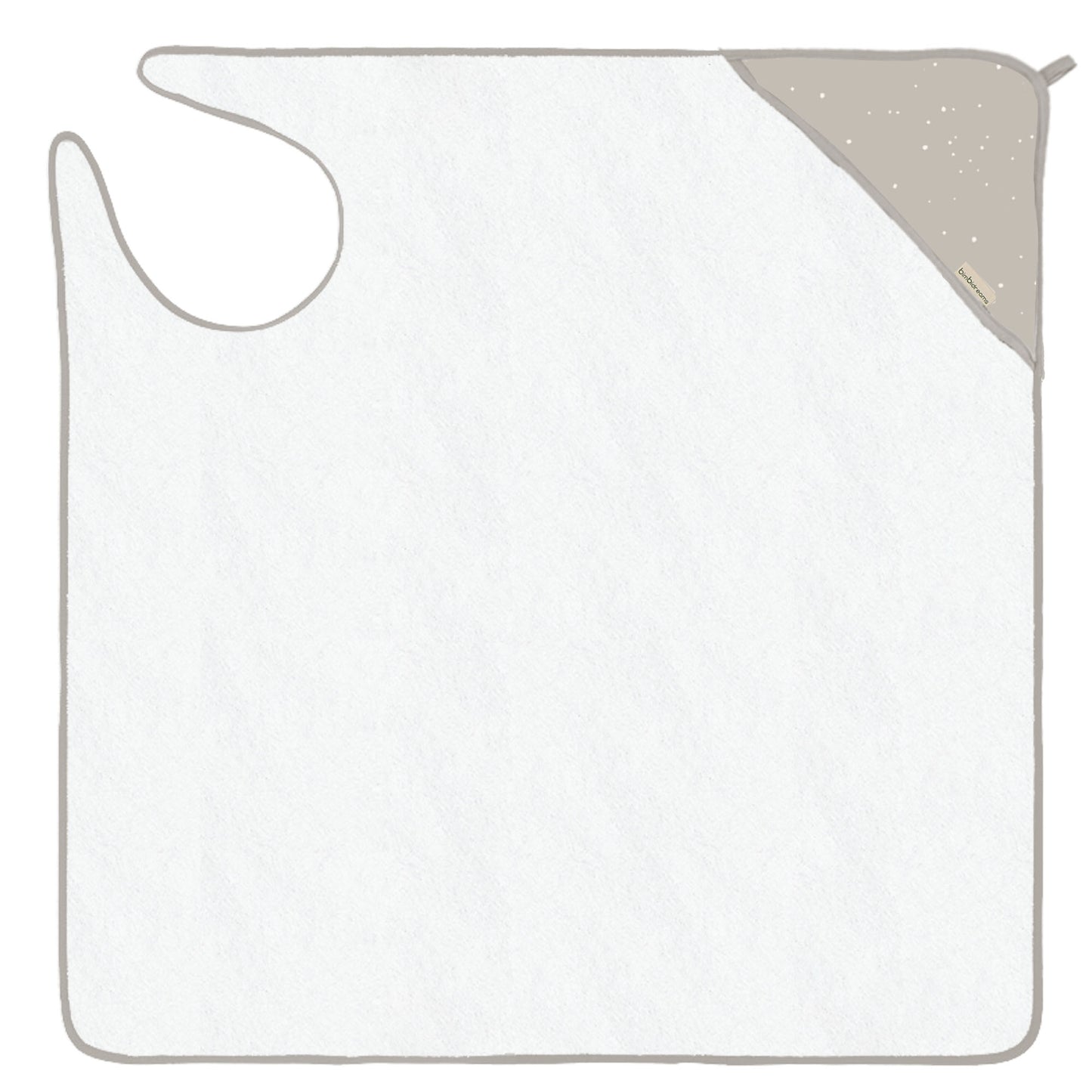Capa de baño bebé manos libre Dots Lino 100X100