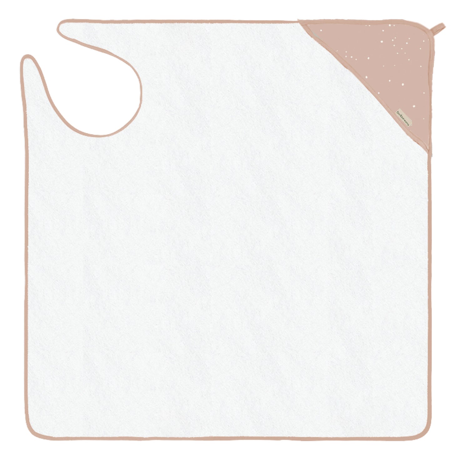 Capa de baño bebé manos libre Dots Rosa 100X100