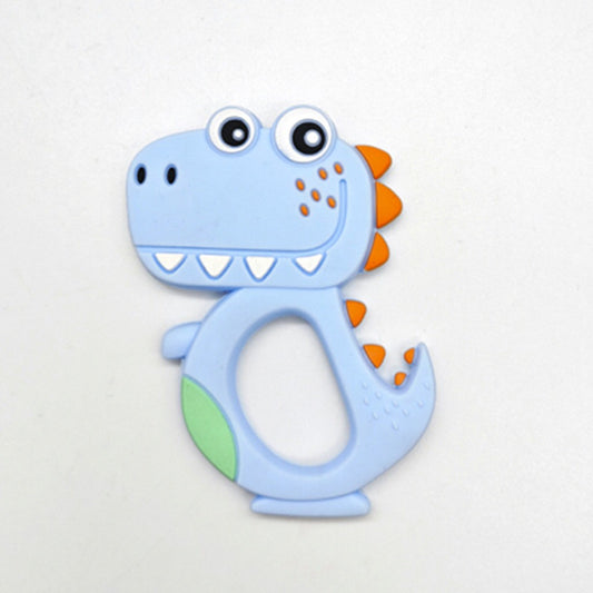 Mordedor de silicona dinosaurio azul Gamberritos