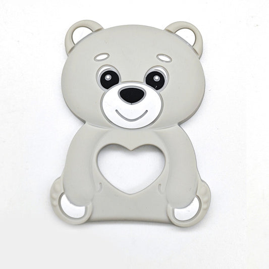 Mordedor de silicona osito gris Gamberritos