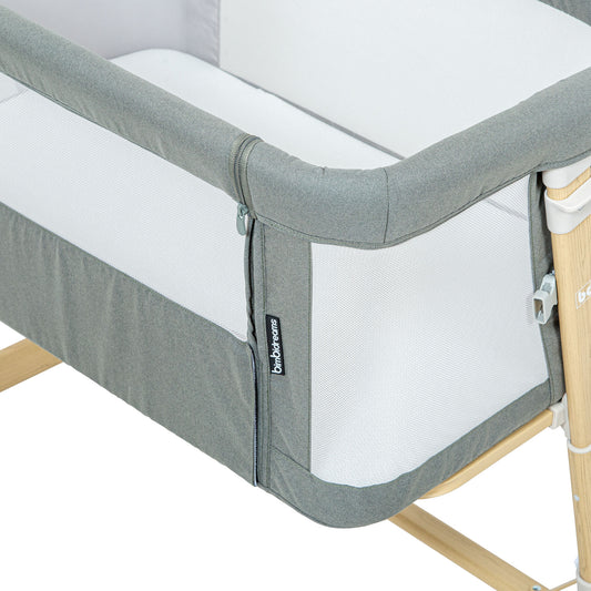 Minicuna Colecho metal Basics Verde 90x54x(78/89)