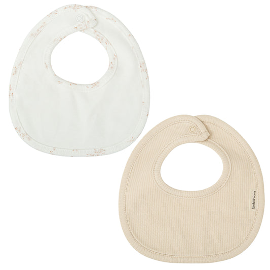 Babero pack 2 Anaïs Blanco Lino 19x19