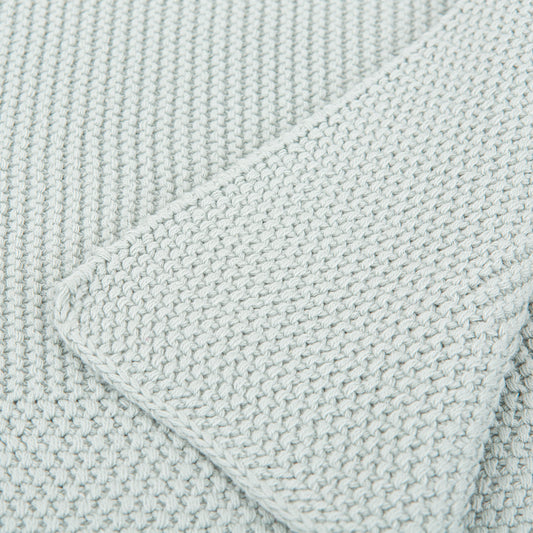Toquilla Tricot 100% Algodon Basics Menta 75x90