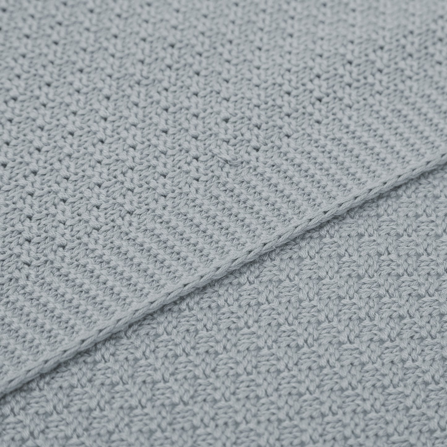Toquilla para Carro Tricot Bambú AG Azul Grisaceo 75x90 2
