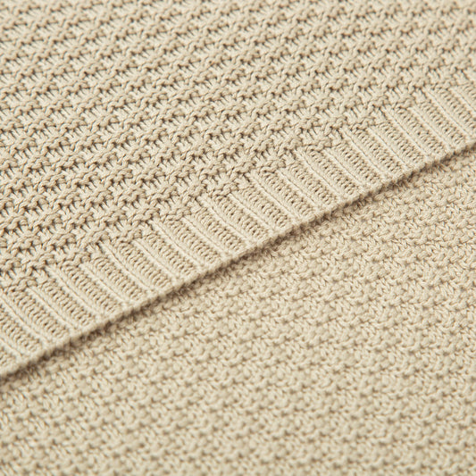 Toquilla para Carro Tricot Bambú VM Verde Musgo 75x90 2