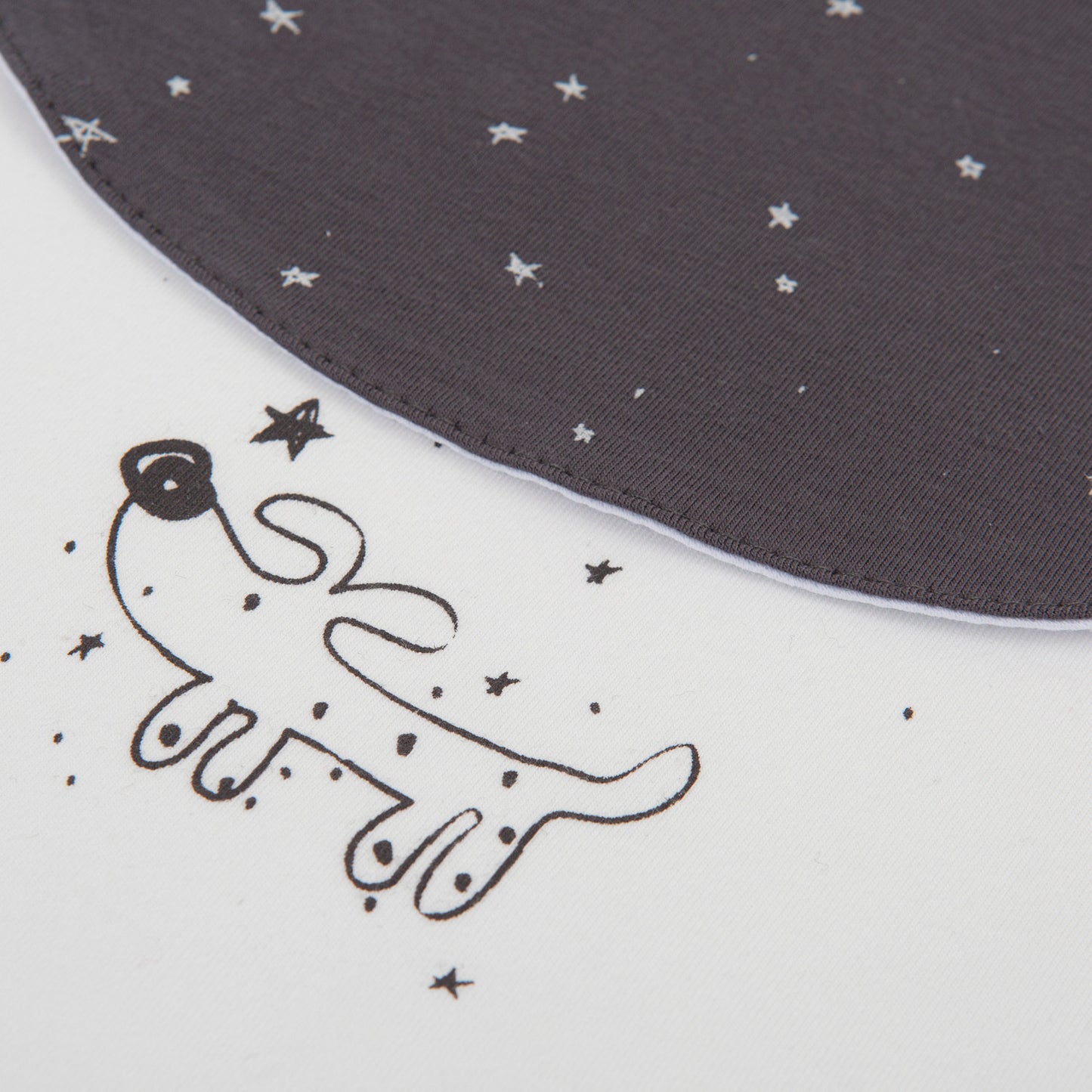 Babero pack 2 Guau Gris 20x25 3
