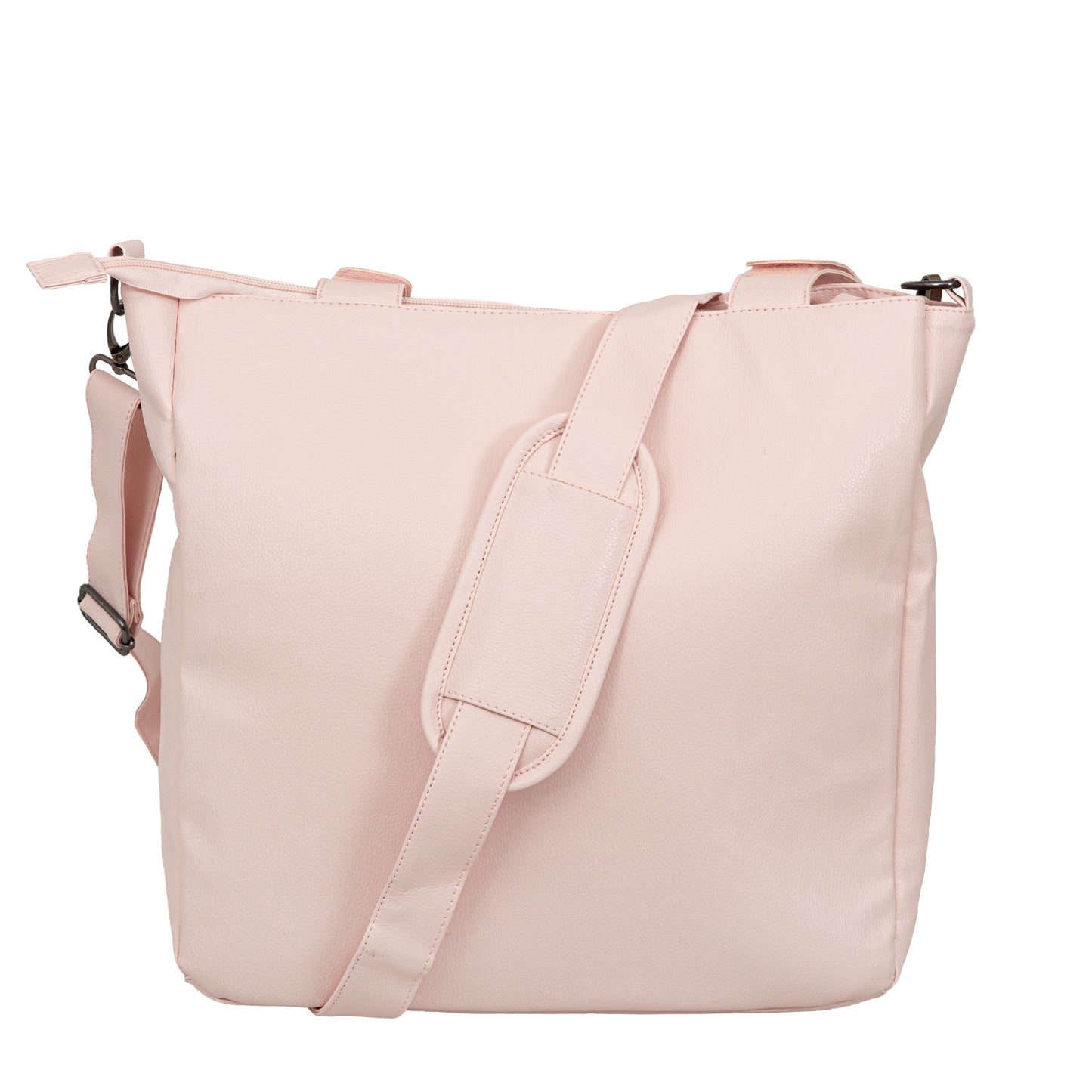Bolso talega con cambiador New Quilt Rosa 41X35X11 - 52X32
