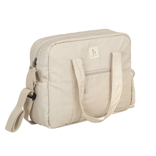 Bolso maternal Veneto Blanco Lino 40x34x18*