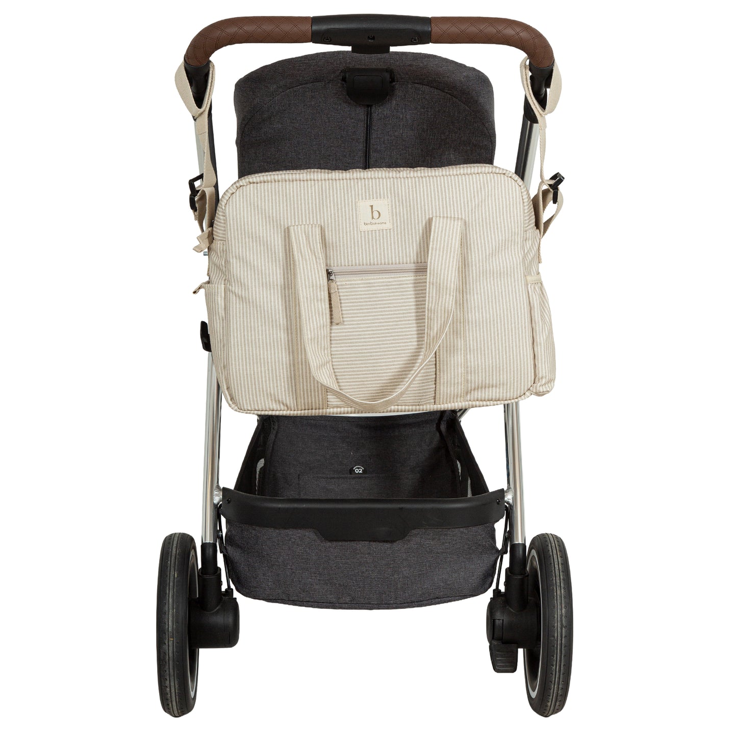 Bolso maternal Veneto Blanco Lino 40x34x18*
