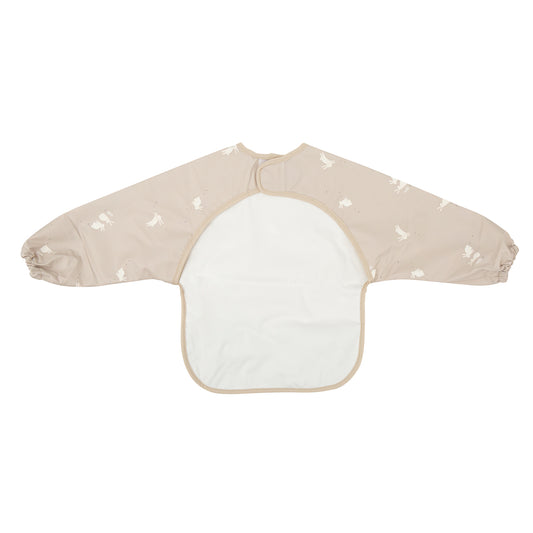 Babero blw con mangas Bunny Gris Beig 25x30