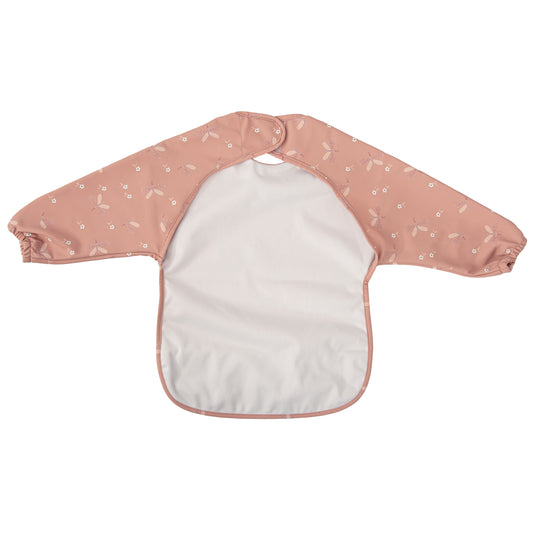 Babero blw con mangas Dragonfly Rosa 25x30