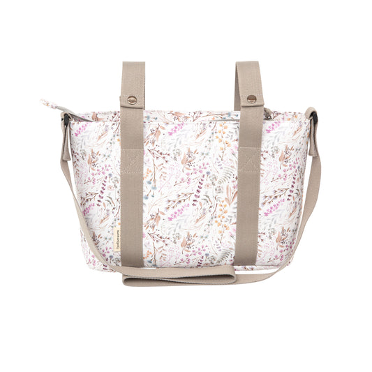 Crossbody con cambiador Niza Blanco Lila 37x24x13 - 52x32