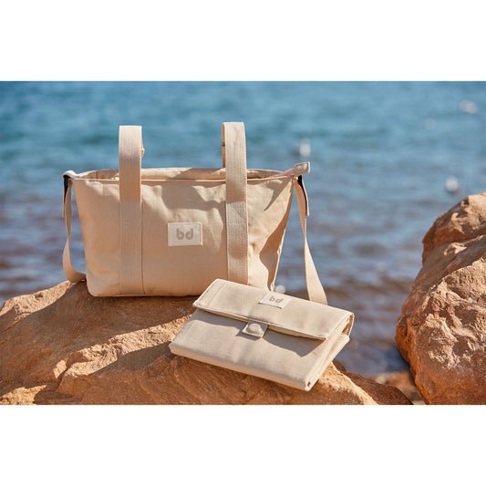 Crossbody con cambiador Milano Lino 37x24x13 - 52x32