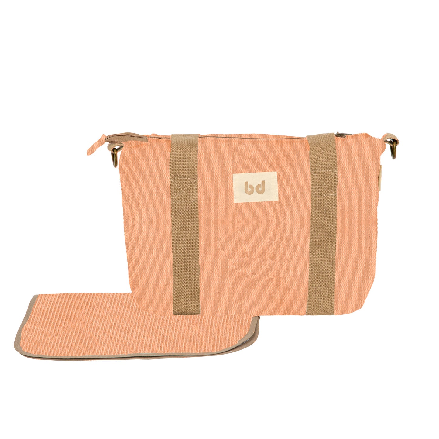 Crossbody con cambiador Milano Rosa 37x24x13 - 52x32