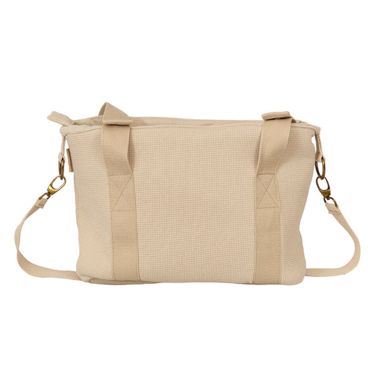 Crossbody con cambiador Waffle Lino 37x24x13 - 52x32