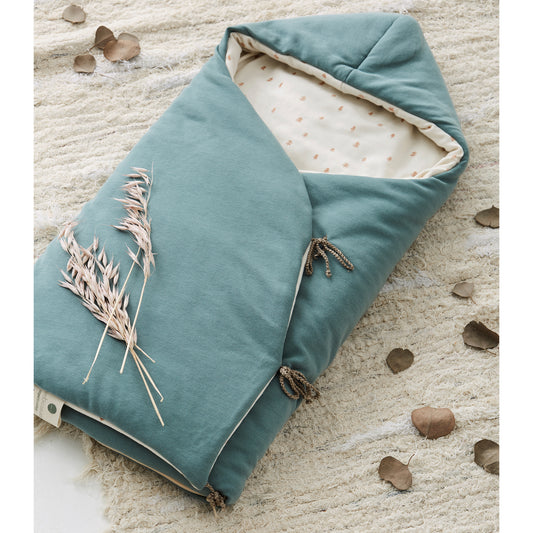 Saco arrullo con capucha Wonderland Crudo 44x88 2