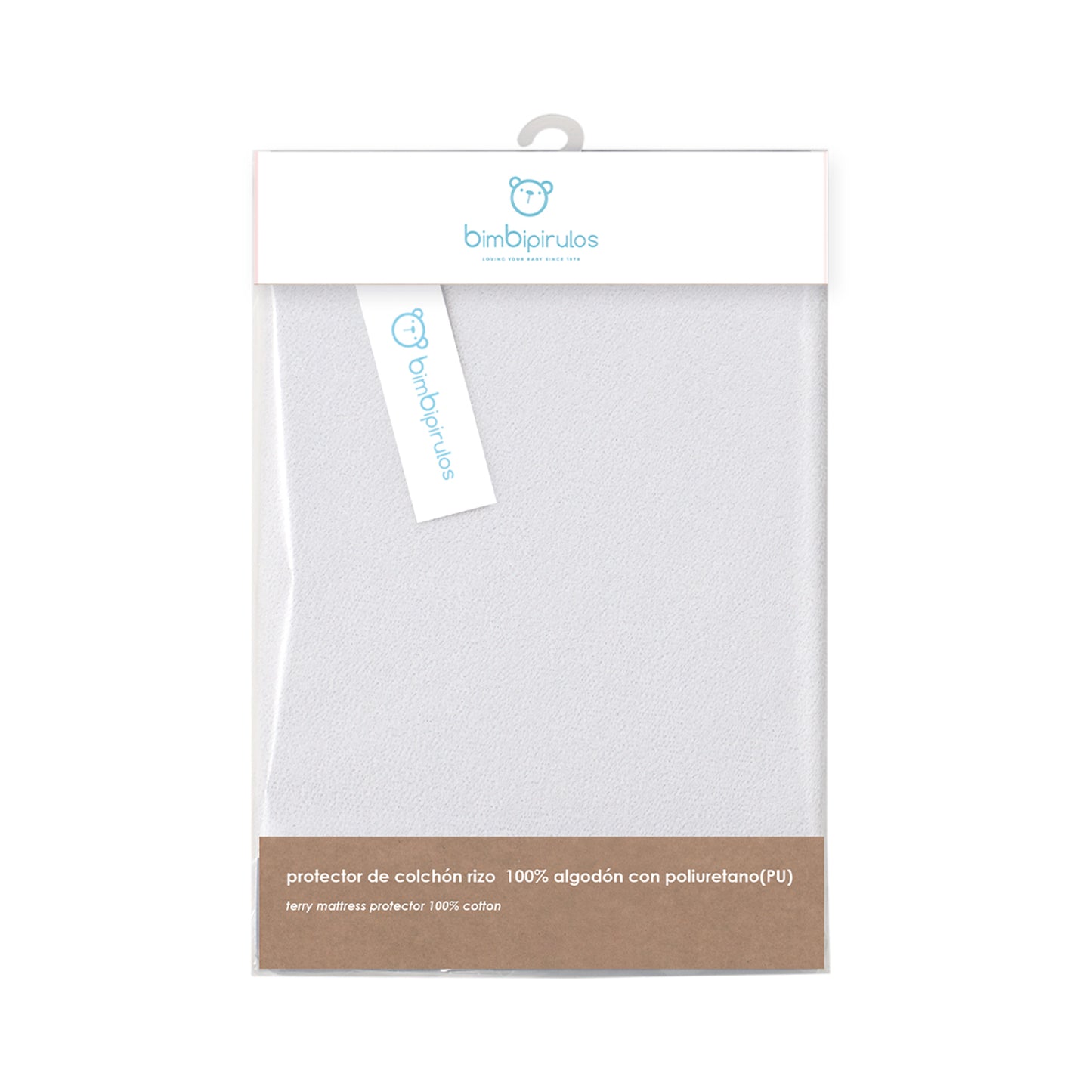 Protector de colchón acolchado Basics Blanco Minicuna (50x80-90)