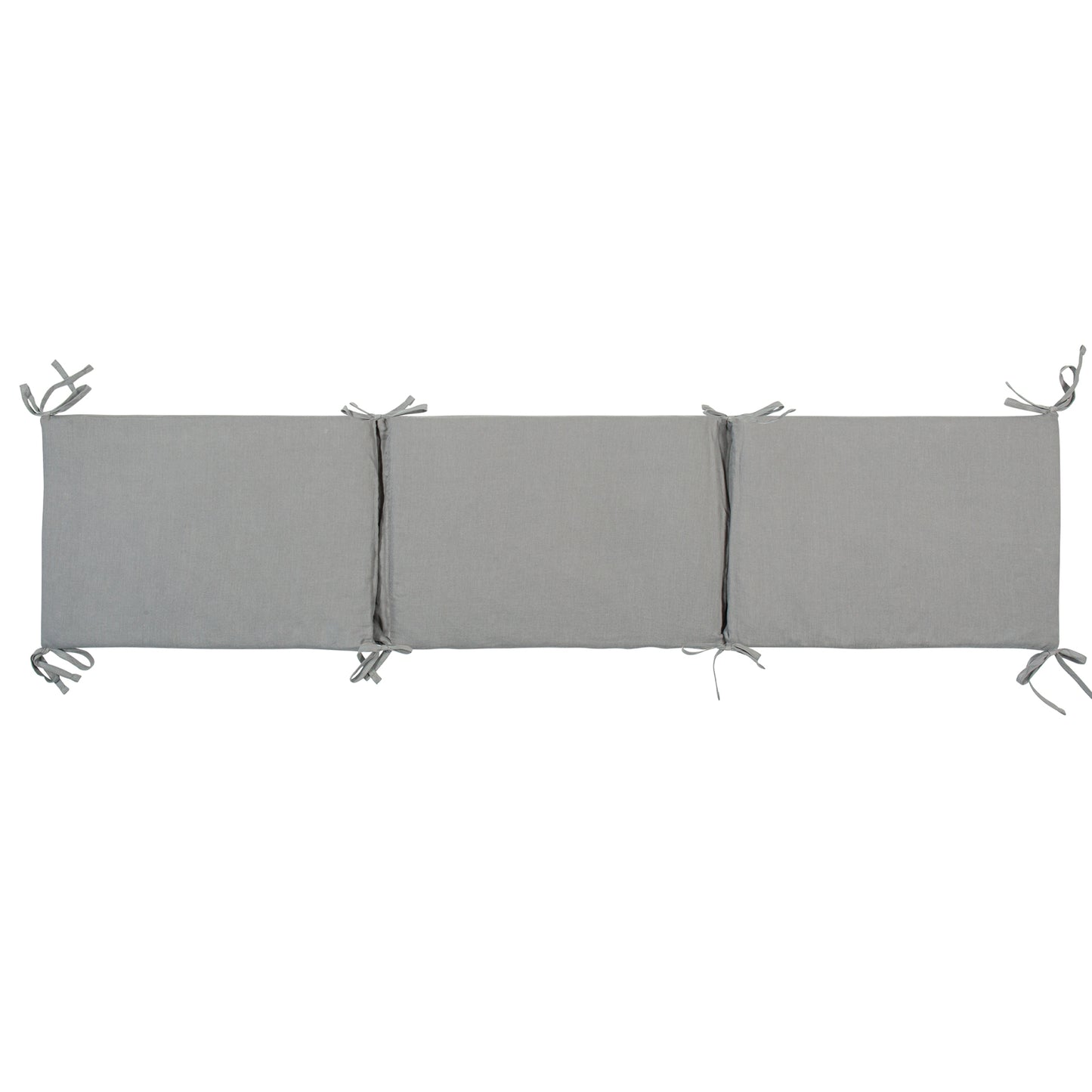Protector de Cuna Matalase Gris Cuna 60-70 (30x190x3)