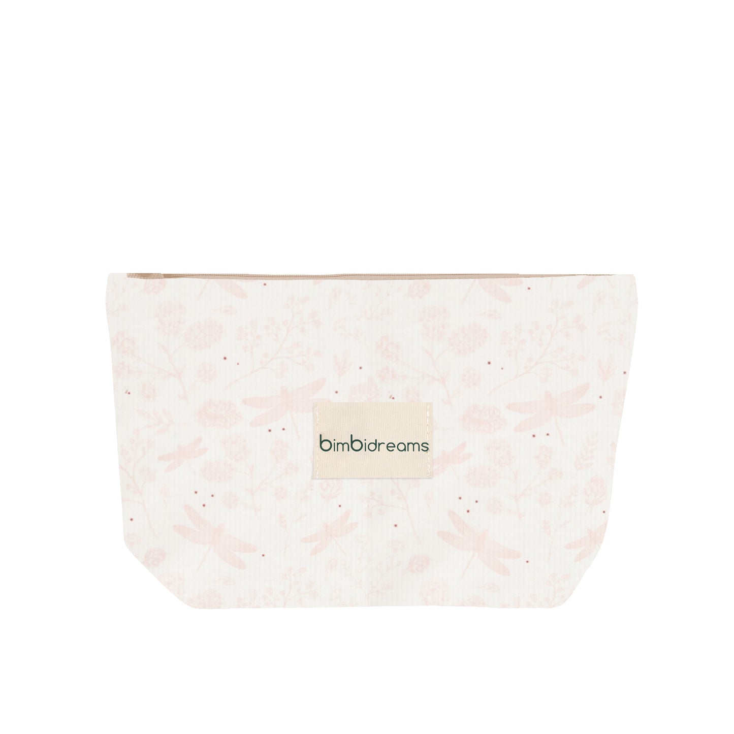 Bolso maternal organizador Dafne Blanco Rosa 33x22x14