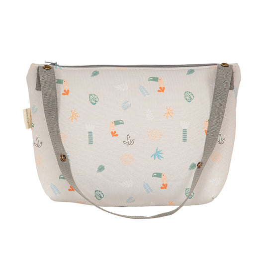 Bolso maternal organizador Tucan Gris 33x22x14 2