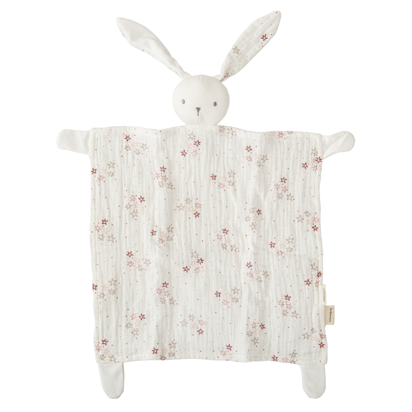 Doudou Stars Blanco Rosa 30x30