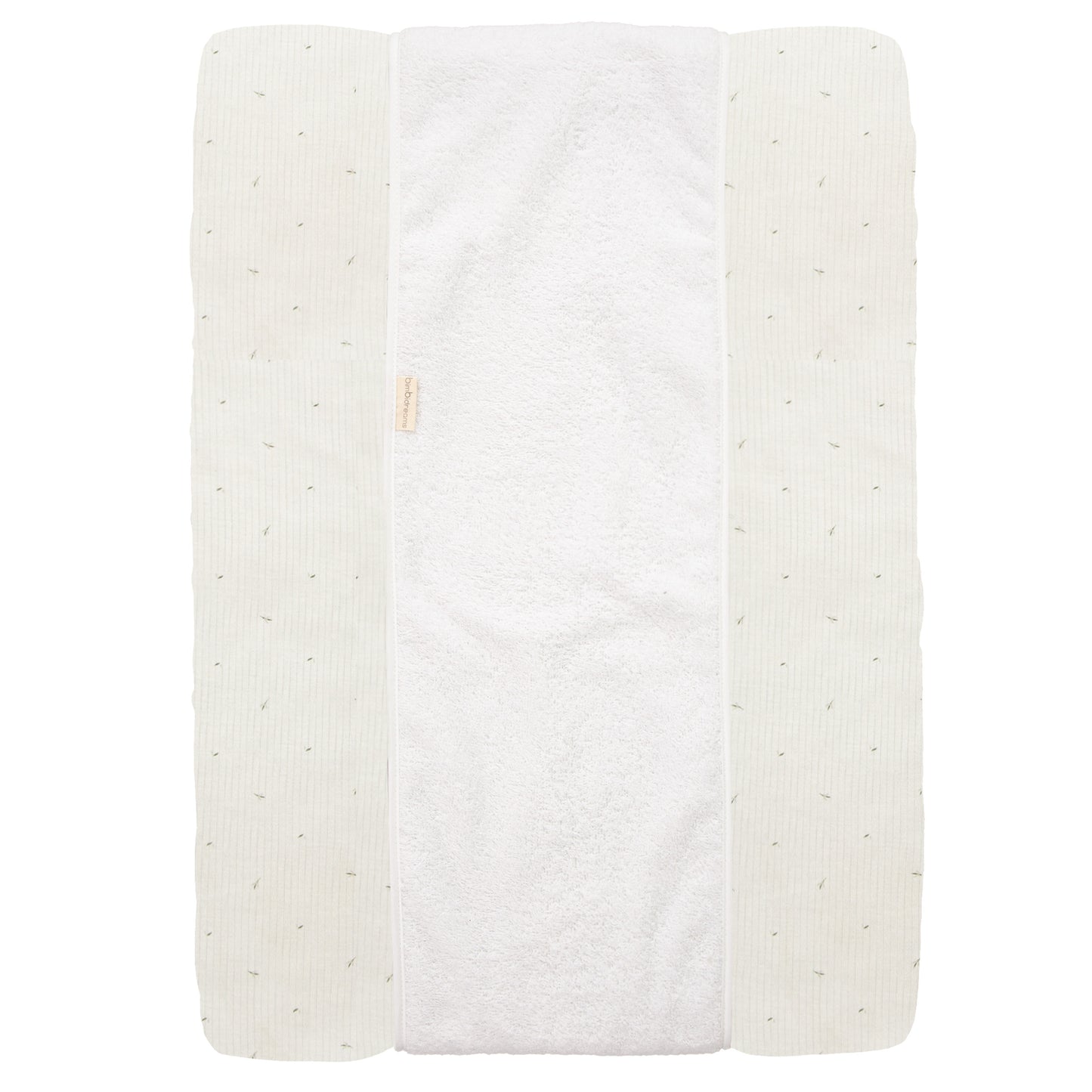 Funda Cambiador Bañera Ajustable - Funda Cornelia Blanco Verde 50x70