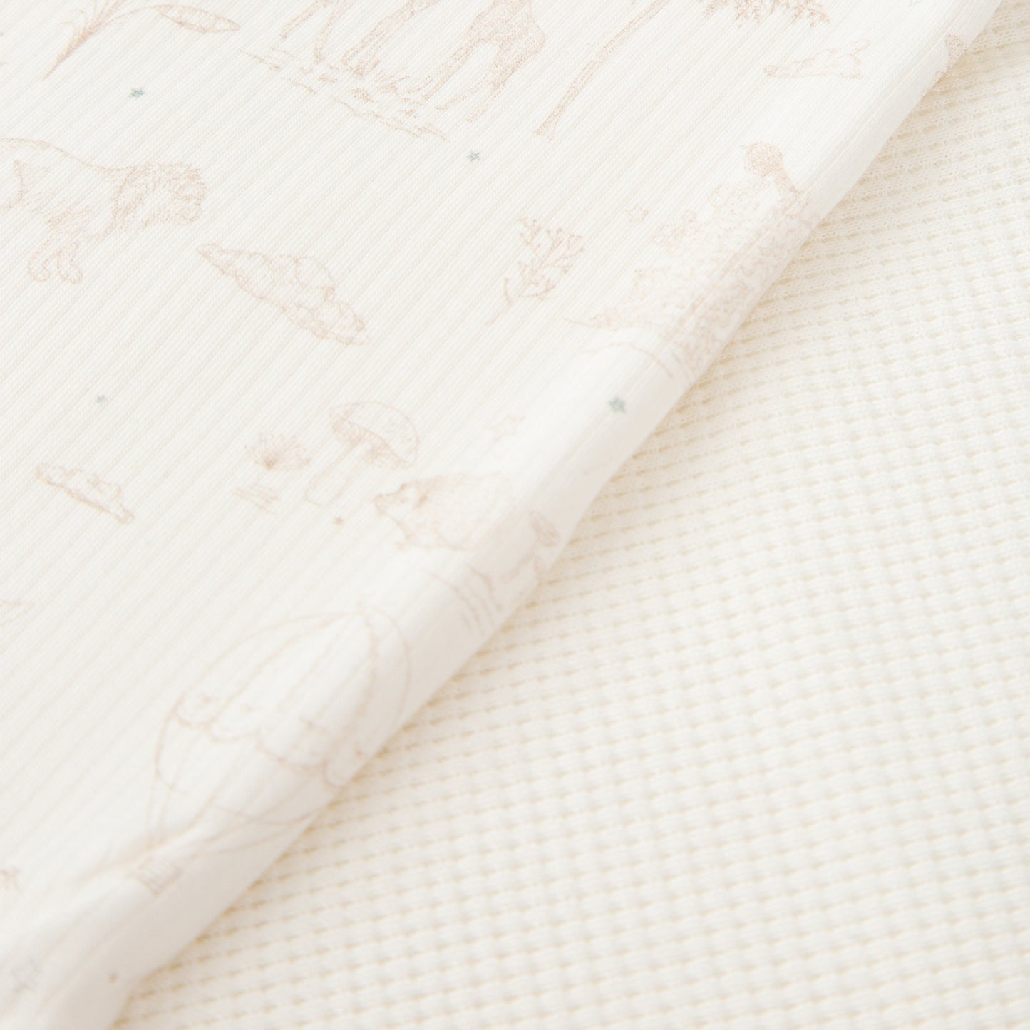 Manta Waffle/Ribana Noe Blanco Lino 80X110