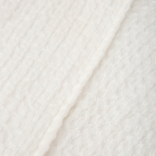 Manta Waffle Basics Blanco 80X110
