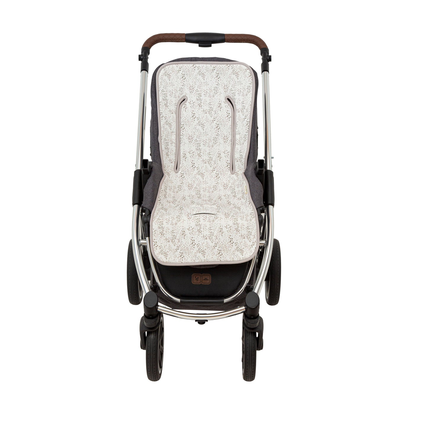 Colchoneta silla paseo estampada Dots Blanco Lino 35x83
