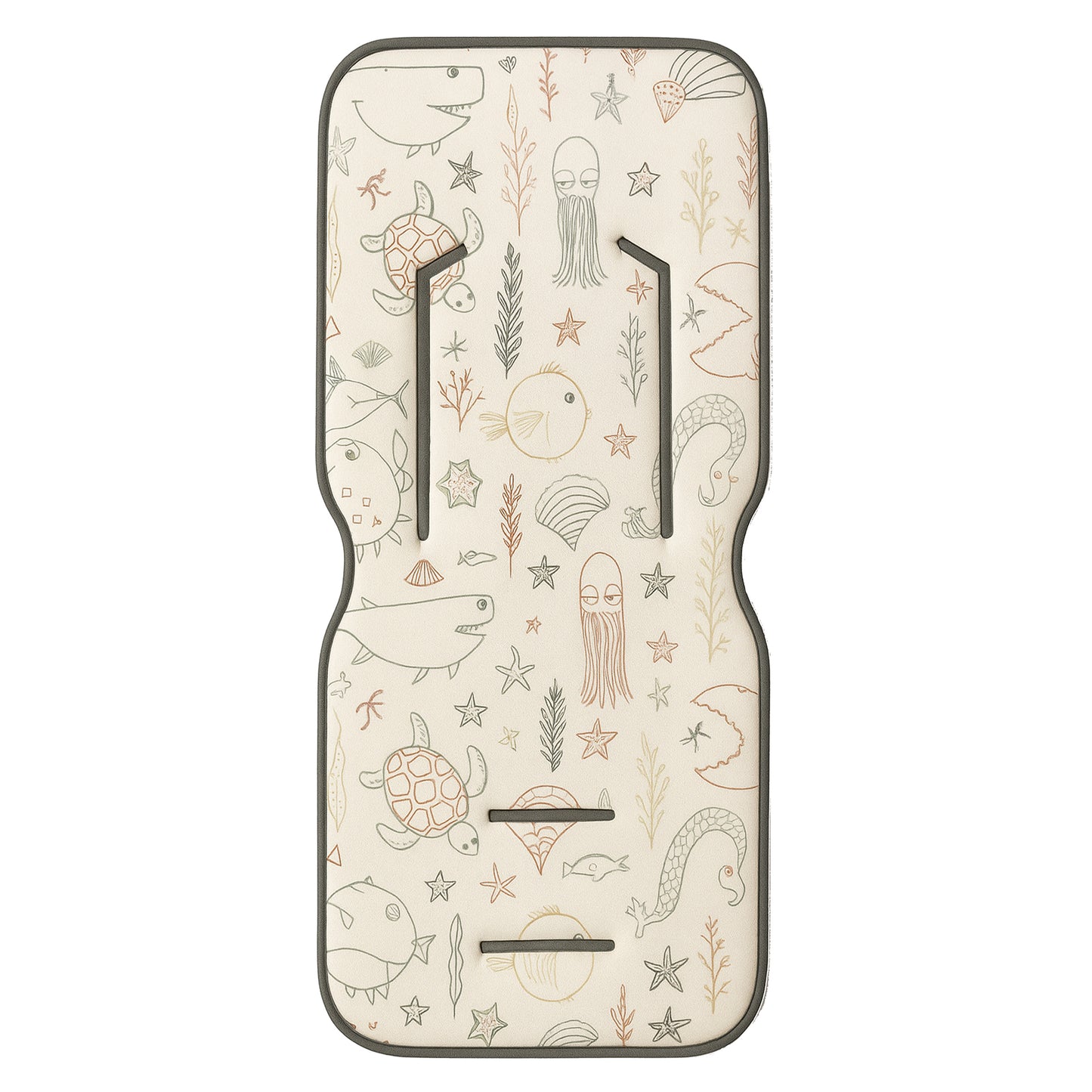 Colchoneta silla paseo estampada Sea Blanco 35x83
