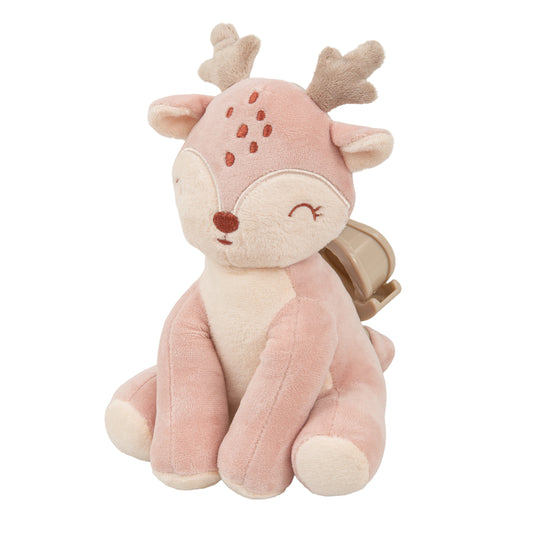 Peluche musical Monet Blanco Rosa 30 cm