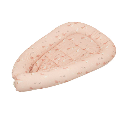 Cuna nido colecho bebé Occitania RE Rosa Empolvado 60x85x18 2