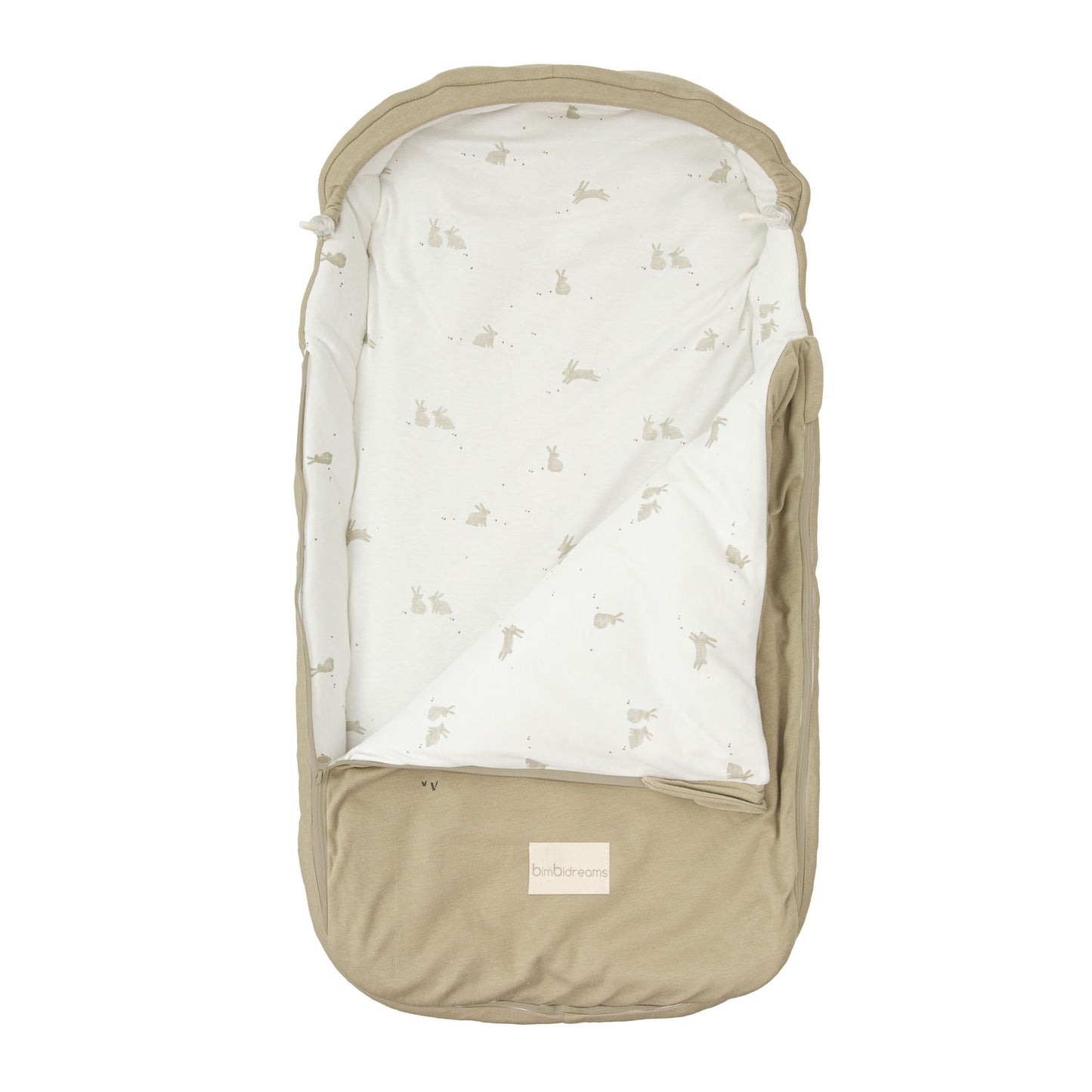 Saco moisés Bunny VM Verde Musgo 35x72 3