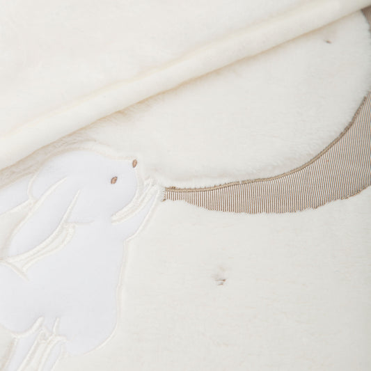 Manta Microlina Moon Blanco Lino 110x140