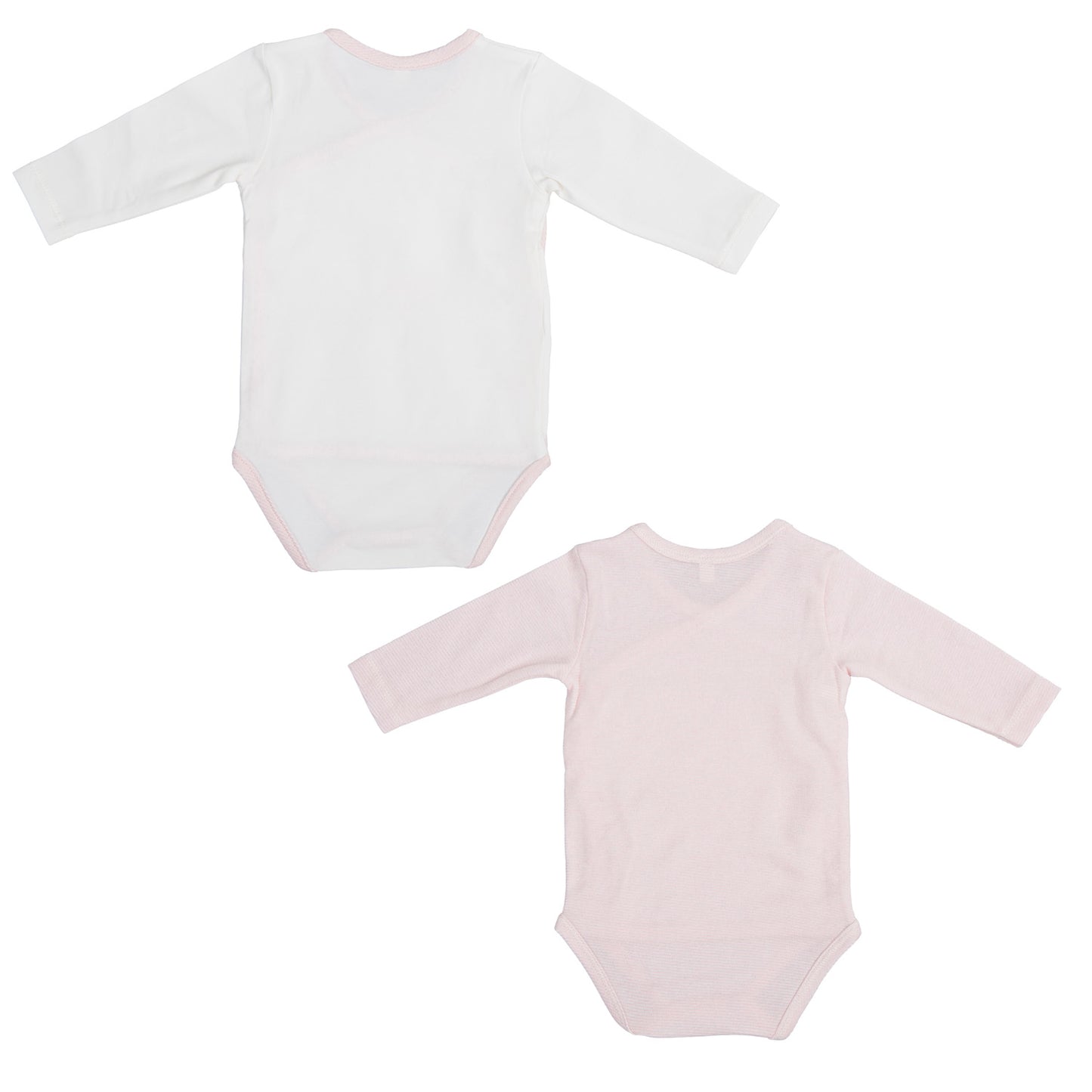 Body bebé manga larga pack 2 nuvola Rosa 0-1 Mes 2