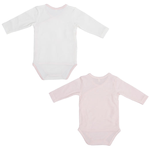 Body bebé manga larga pack 2 nuvola Rosa 0-1 Mes 2