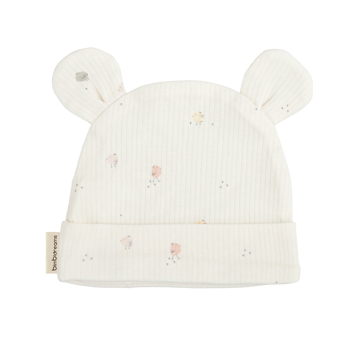 Gorro bebé Chicks Blanco Verde 0-1 Mes