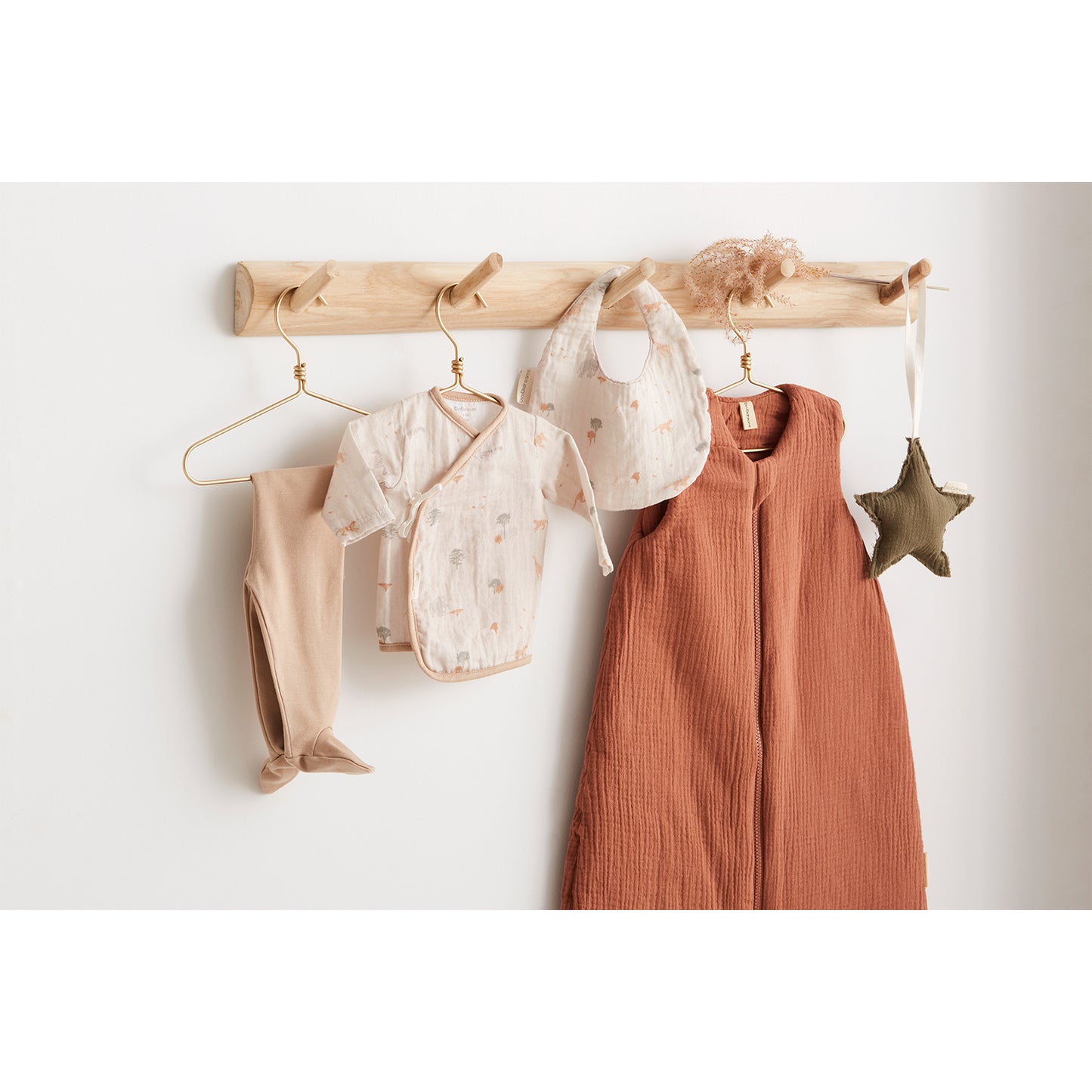 Conjunto jubon y polaina Nairobi Lino 1-3 Meses 3