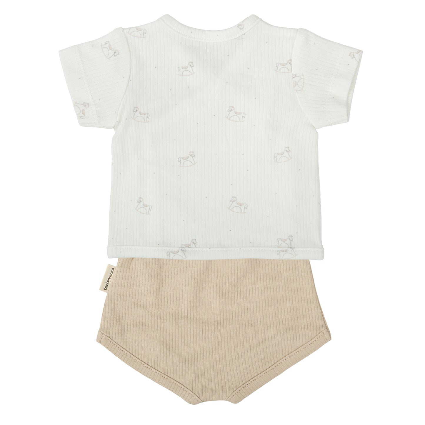 Set Jubón y ranita Toy Blanco Lino 1-3 Meses