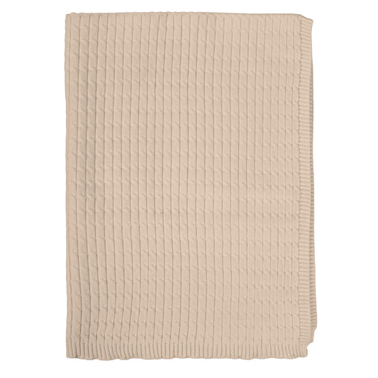 Manta con gorrito de punto - Set Regalo False