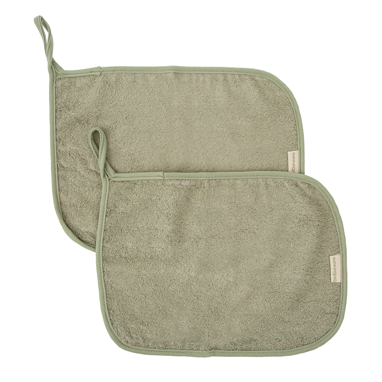 Toalla de Guardería - pack 2 Basics Verde 25x35*
