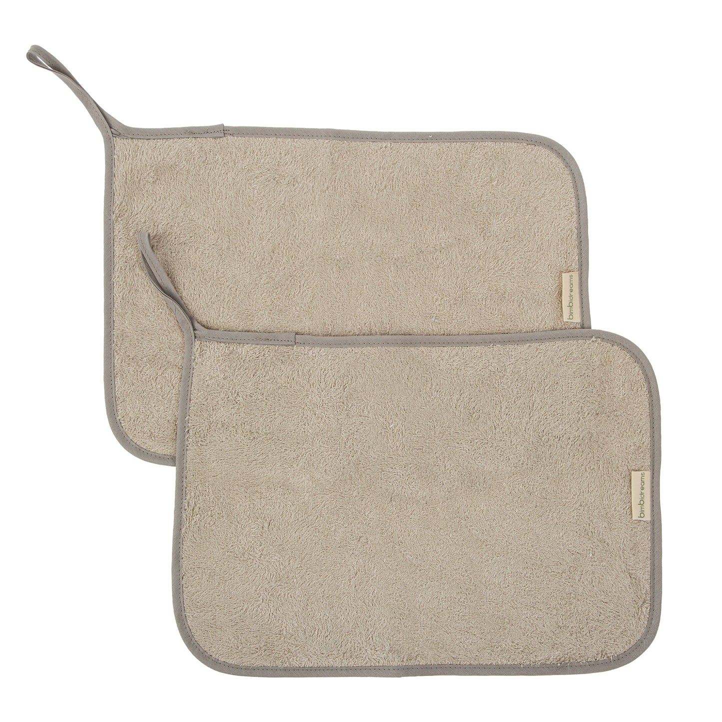 Toalla de Guardería - pack 2 Basics Gris Beig 25x35*