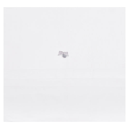 Juego sabanas algodon 100% 3 piezas Toscana Gris Minicuna (50x80-90)