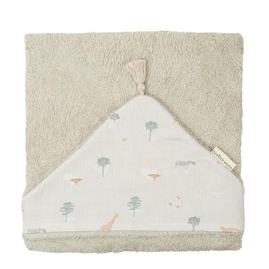 Capa de baño bebé Nairobi VM Verde Musgo 100X100