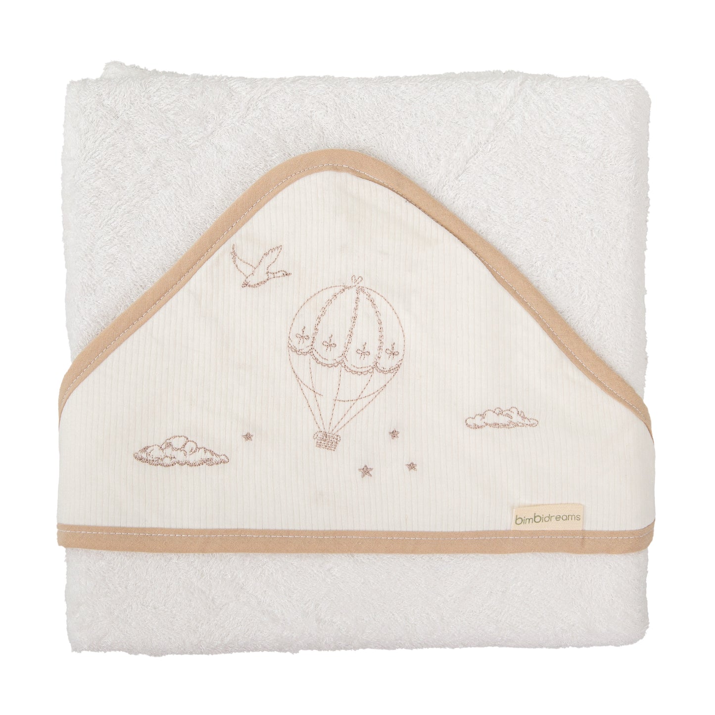 Capa de baño bebé Noe Blanco Lino 100X100
