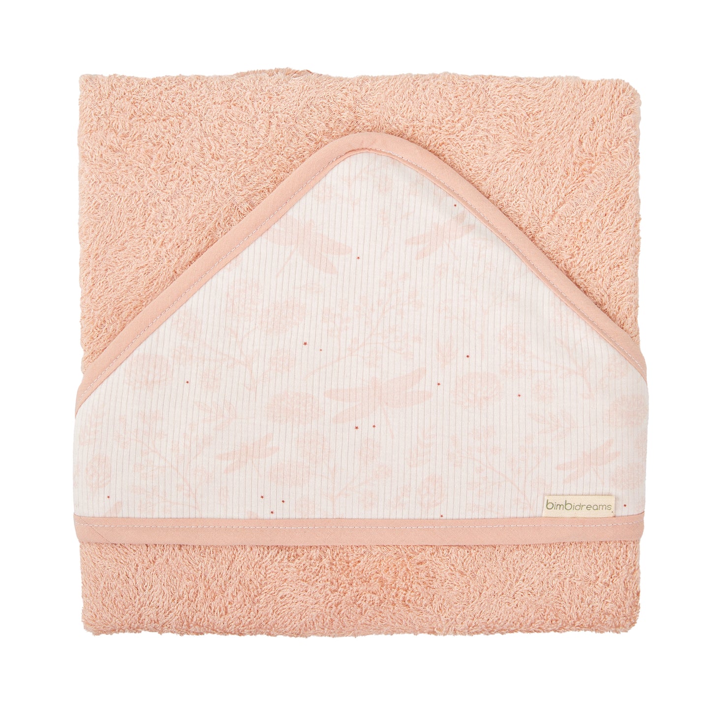 Capa de baño bebé Dafne Rosa Empolvado 100X100