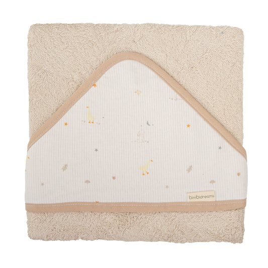 Capa de baño bebé Happy Forest Lino 100X100