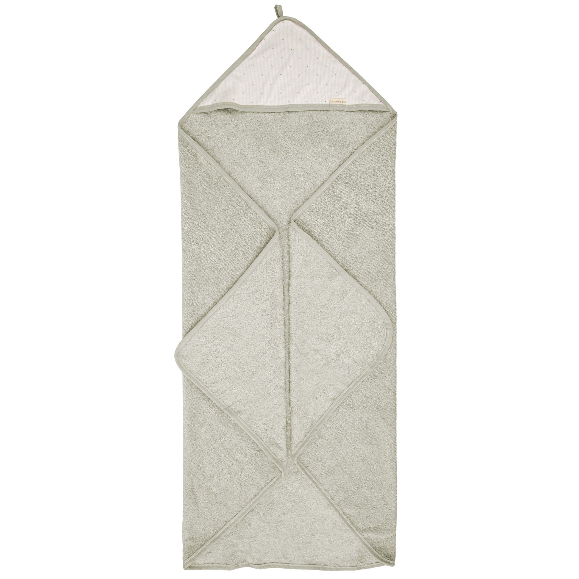 Capa de baño bebé Cornelia Verde Musgo 100X100